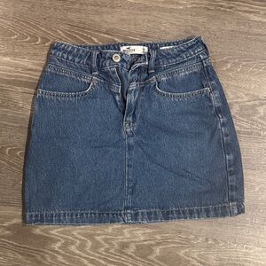 Hollister Blue Denim Mini Skirt